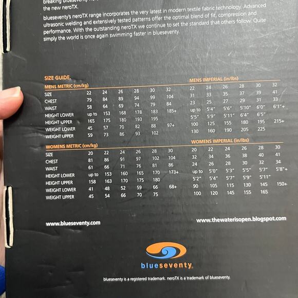 Blueseventy Nerotx Kneeskin Bathing Suit size 24 - Picture 8 of 8
